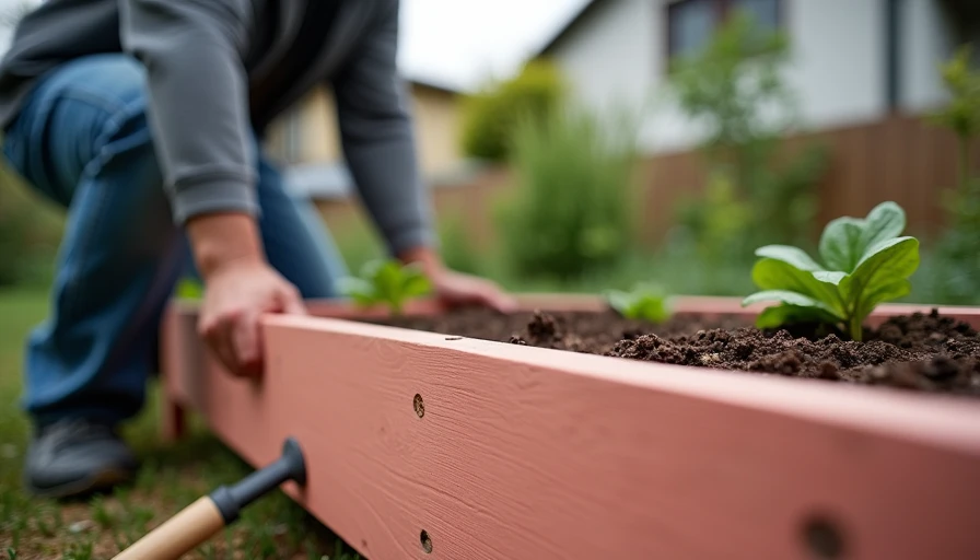 Illustration for how to build a raised garden bed cheap