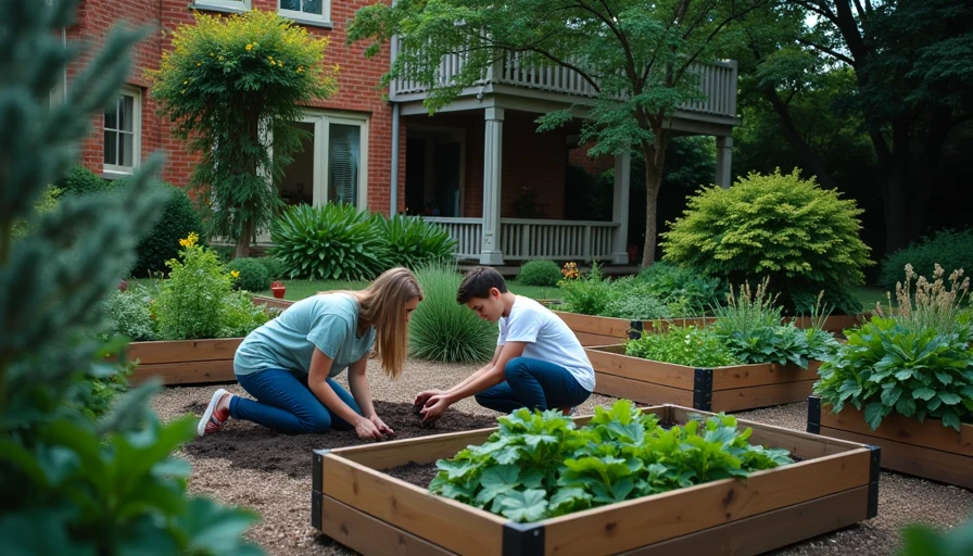 Visual context for how deep should raised beds be