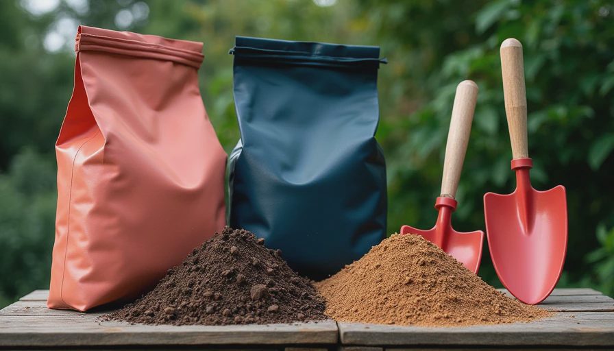 Visual context for how to improve clay soil for gardening