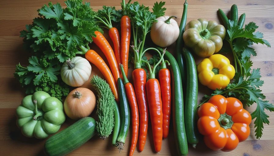 Illustration for companion planting guide for vegetables